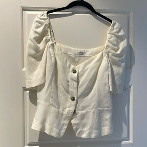 White Wilfred Top (Aritzia)